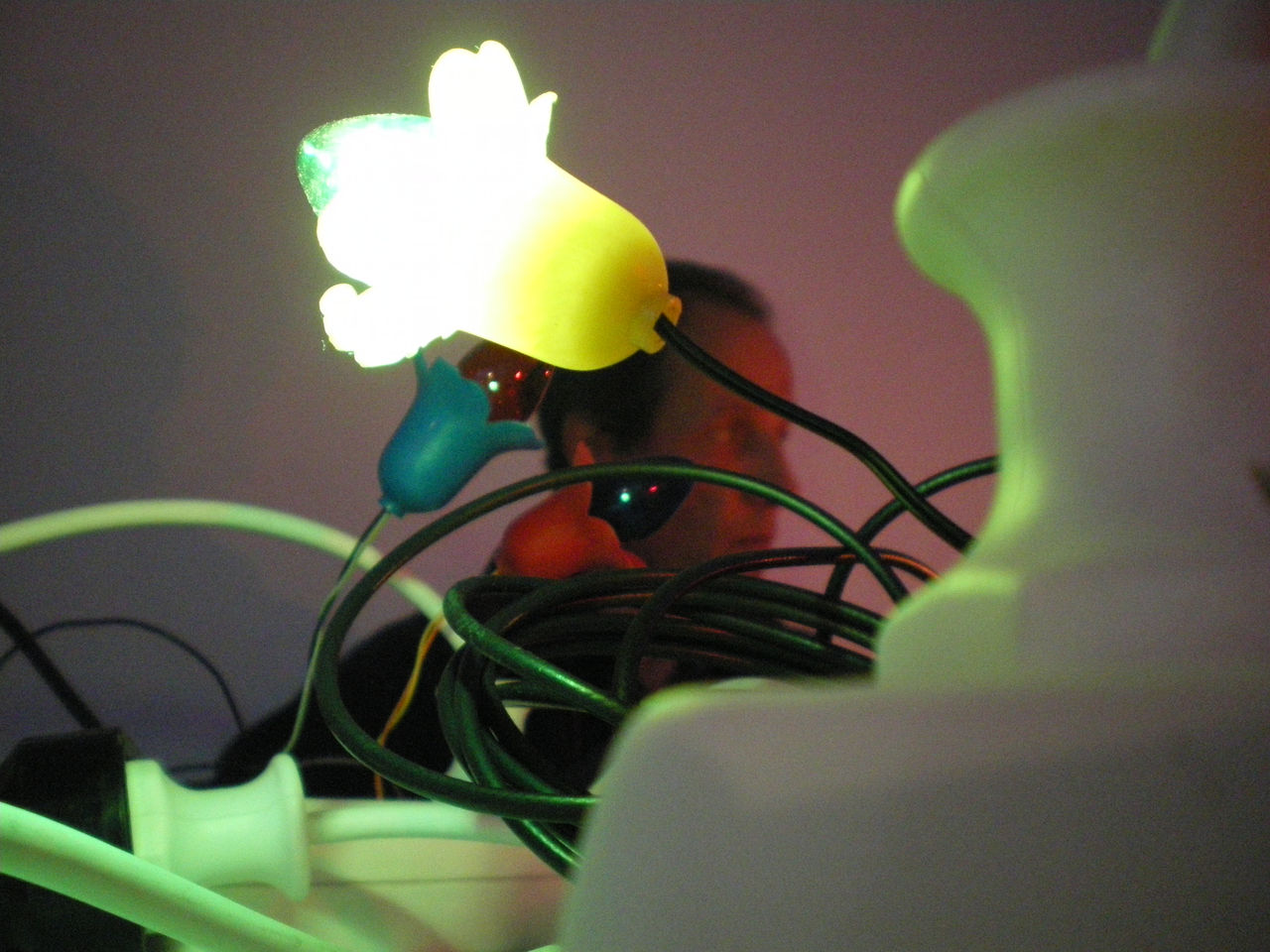 Photographic documentation of RYLLEGA Berlin (Audio-visual performance by Michael Vorfeld, 17 September 2008)